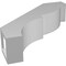 Ekena Millwork 3-in. W x 12-in. D x 12-in. H Valencia Architectural Grade PVC Knee Brace BRCP03X12X12VAL - alternate 2